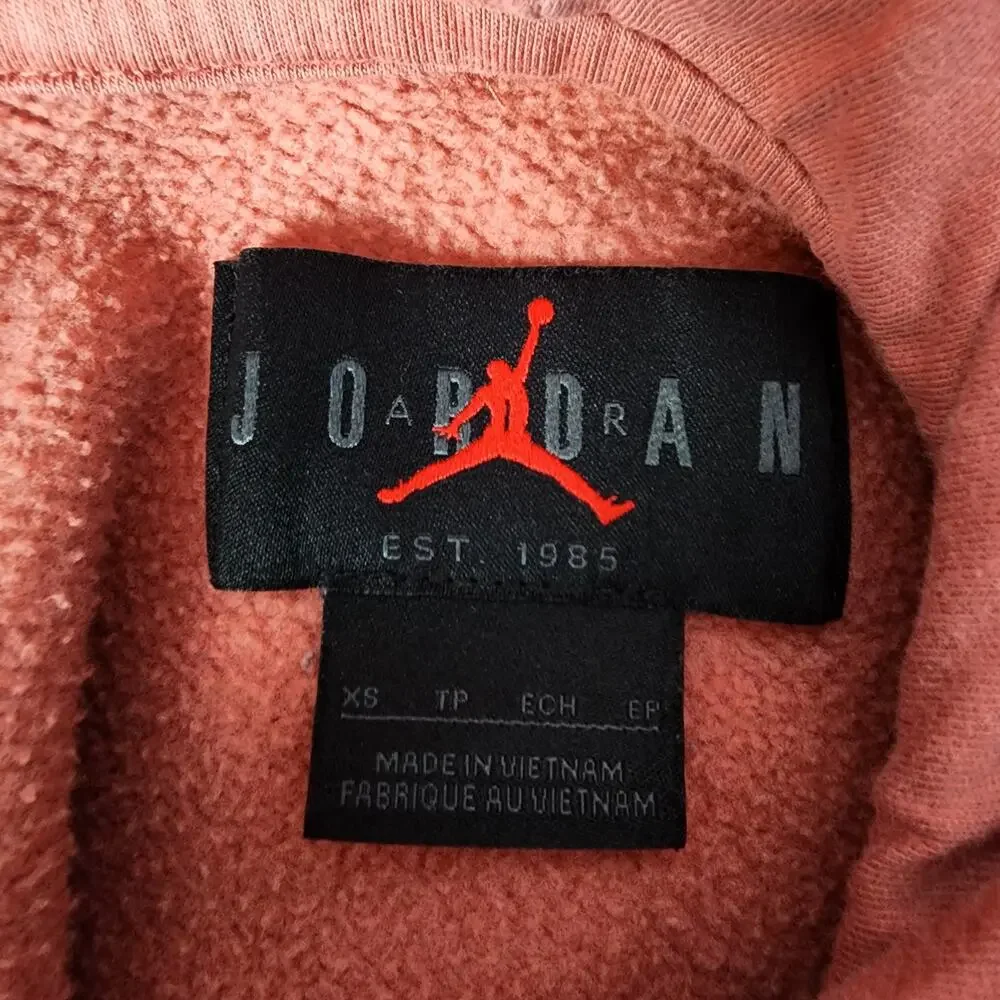 Jordan 23Engineered Canyon Pink Drawstring Hoodie | Men's XS